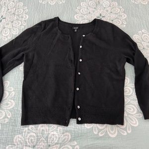 Black cardigan